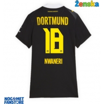 Borussia Dortmund Ethan Nwaneri #18 Gostujuci Dres za Ženska 2026-27 Kratak Rukav